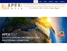 Tablet Screenshot of apexcairo.net